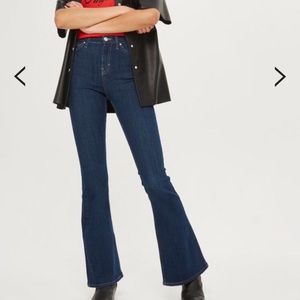 TOPSHOP Moto Jamie Flare Jeans